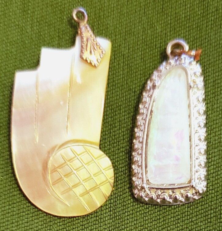 Unique Pair of Small Pendants