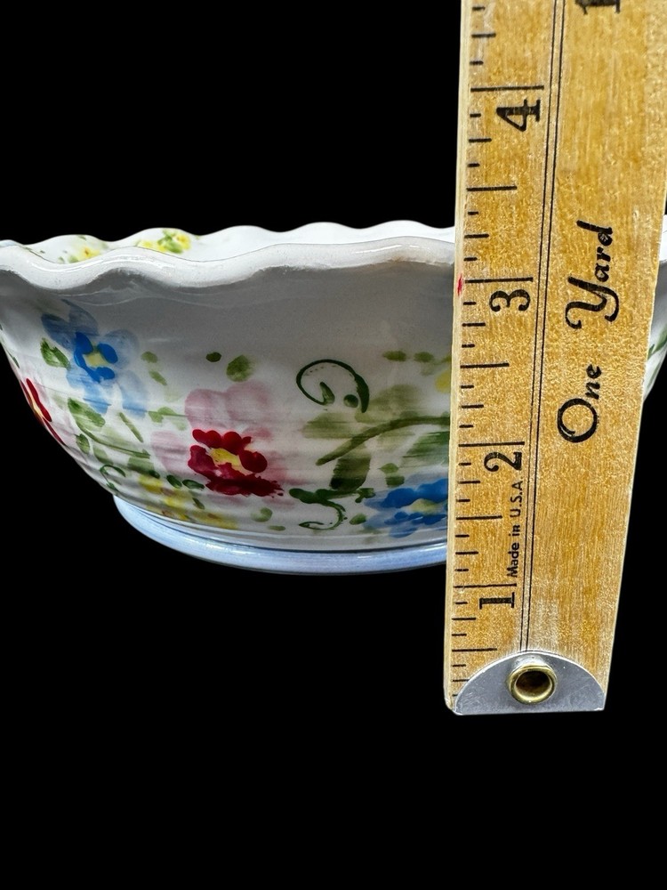 Original Hand Painted Don Swanson Bowl Signed Dated 2014 USA