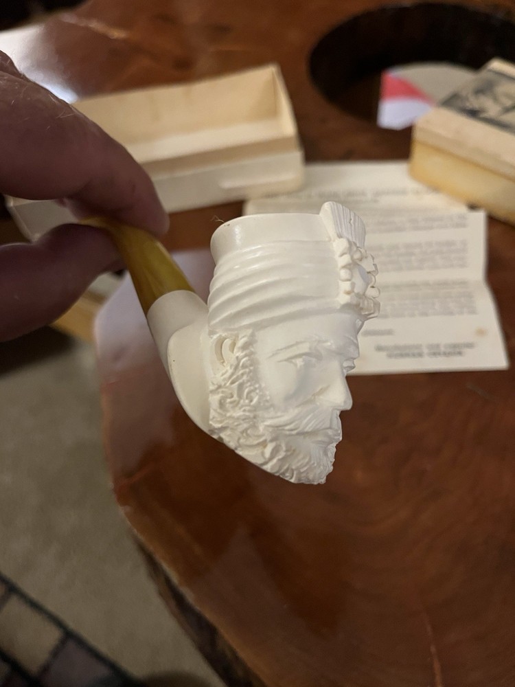 meerschaum pipe vintage 1969