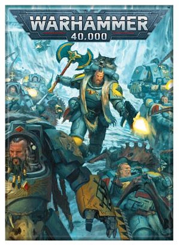 Warhammer 40K Game Space Wolves Image LICENSED Refrigerator Magnet NEW UNUSED