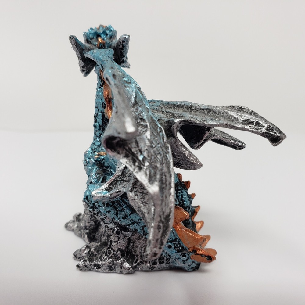 Dragon Mythical Magical Dragon Blue Sparkle Decor