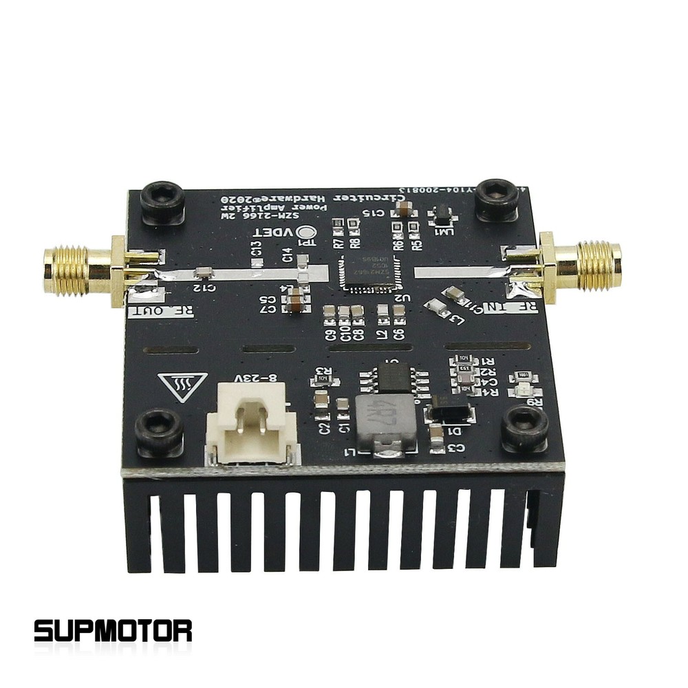 RF Power Amplifier 2.4GHz 33dBm DC Wide Voltage Input for Signal Amplification