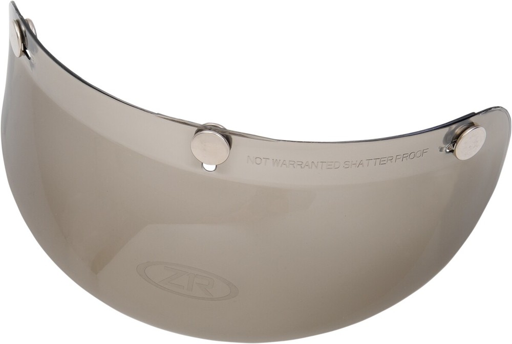 Z1R Three-Snap Bubble Visor ZR-201 Smoke