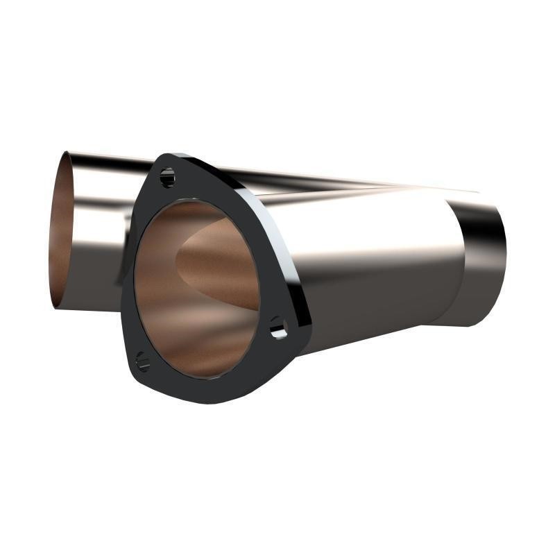 QTP 3.5in Weld-On QTEC Exhaust Y-Pipe
