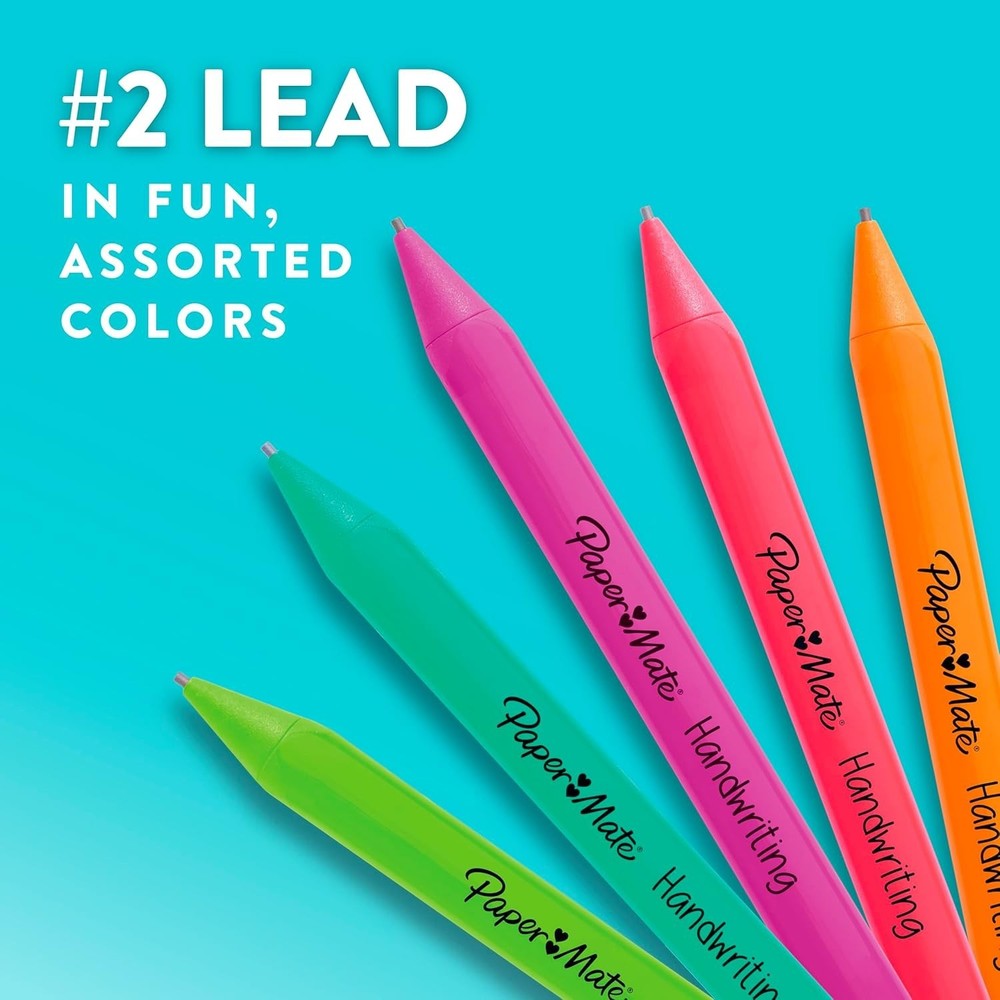 Handwriting Triangular Mechanical Pencil Set with Lead & Eraser Refill