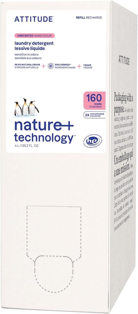 Liquid Laundry Deternt Refill, EWG Verified, HE patible,