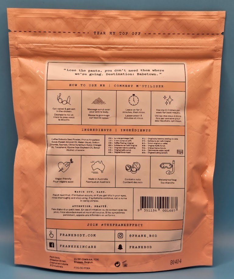 Frank Body Original Coffee Scrub