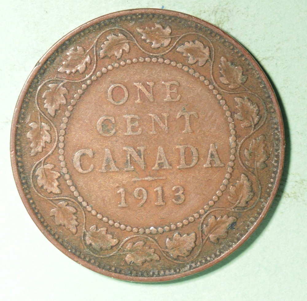 1913 - Canada Large Cent  - INV# X-70