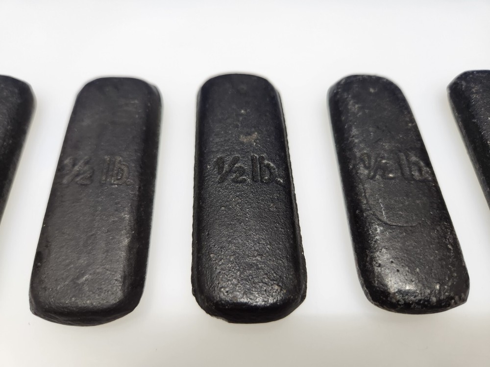 Homemade 1/2 Pound Metal Weights Not 100% Accurate