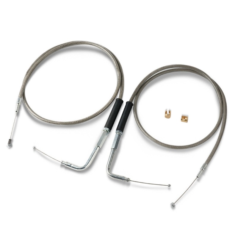 Motorcycle 42 Throttle and Idle Cable Set Replacement Accessories Idle Cable