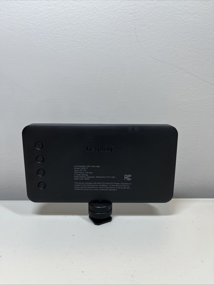 Heyday Rechargeable LED Light Attachment Adjustable brightness 3 Light Modes