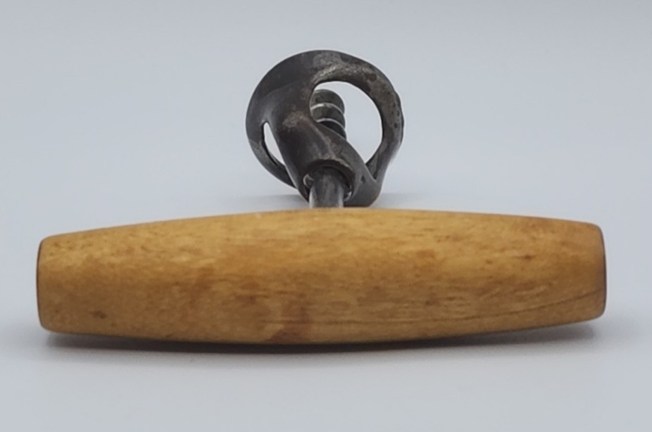 Antique Vtg Walker Style Bell Corkscrew Self Pull Wine Bottle Opener