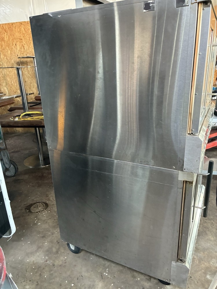 LANG DOUBLE STACK FULL SIZE NATURAL GAS CONVECTION OVEN