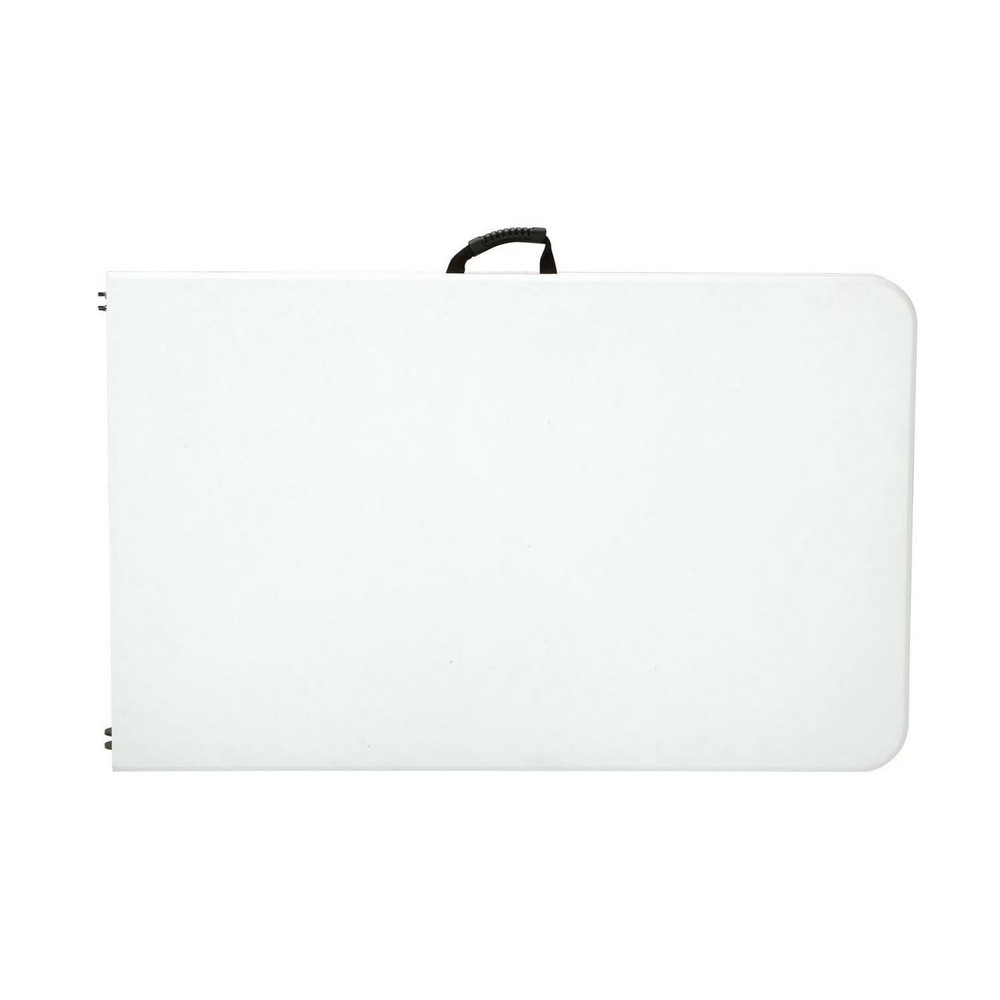 Cosco 8 Foot Centerfold Folding Table, White, Sturdy Frame, Durable Construction