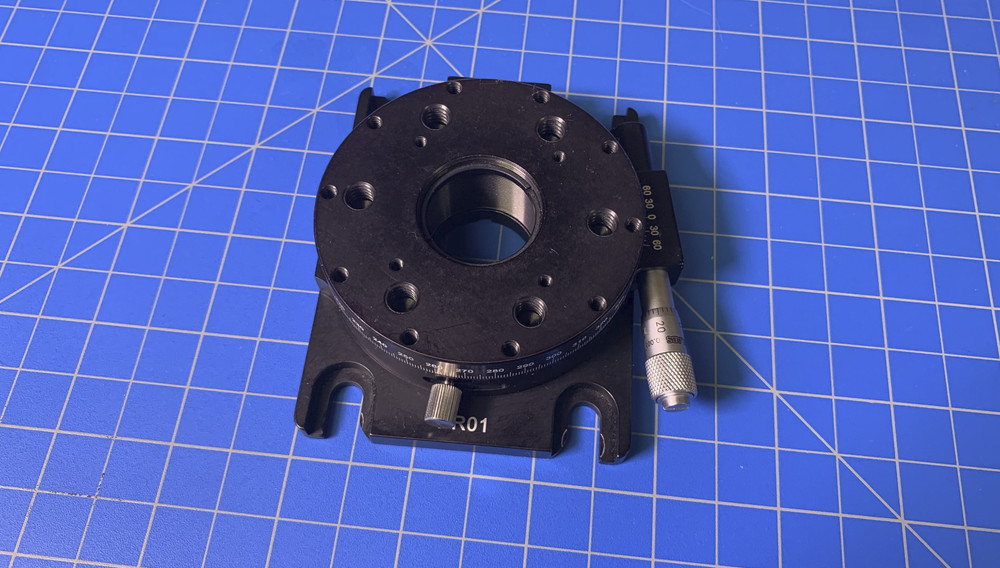 Thorlabs PR01 Translation Stage With Rotating Mounting Platform
