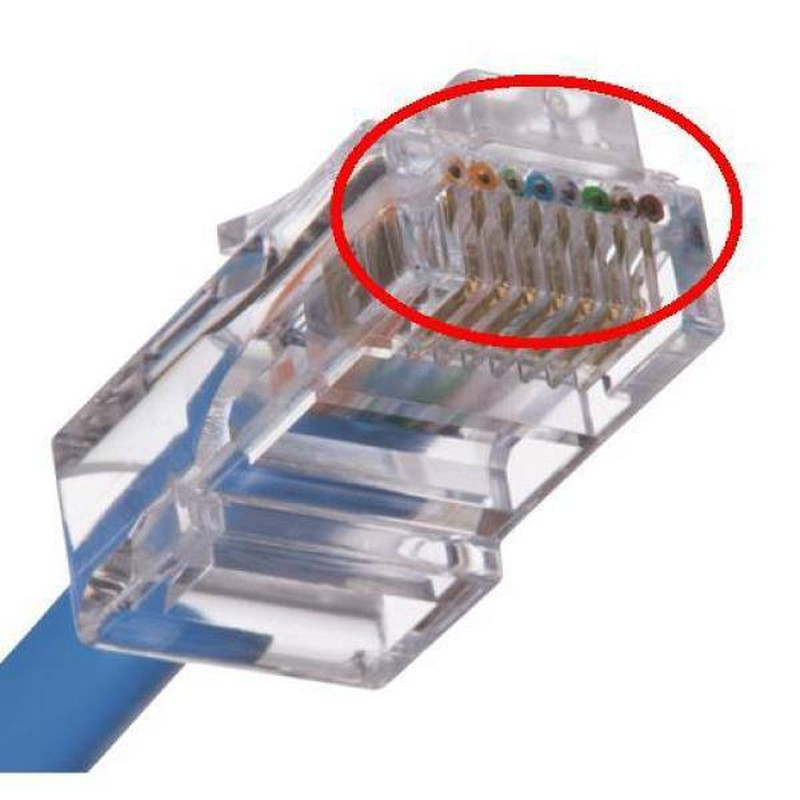 Cat5E Feed-Thru RJ-45 Modular Plug (25-Pack)