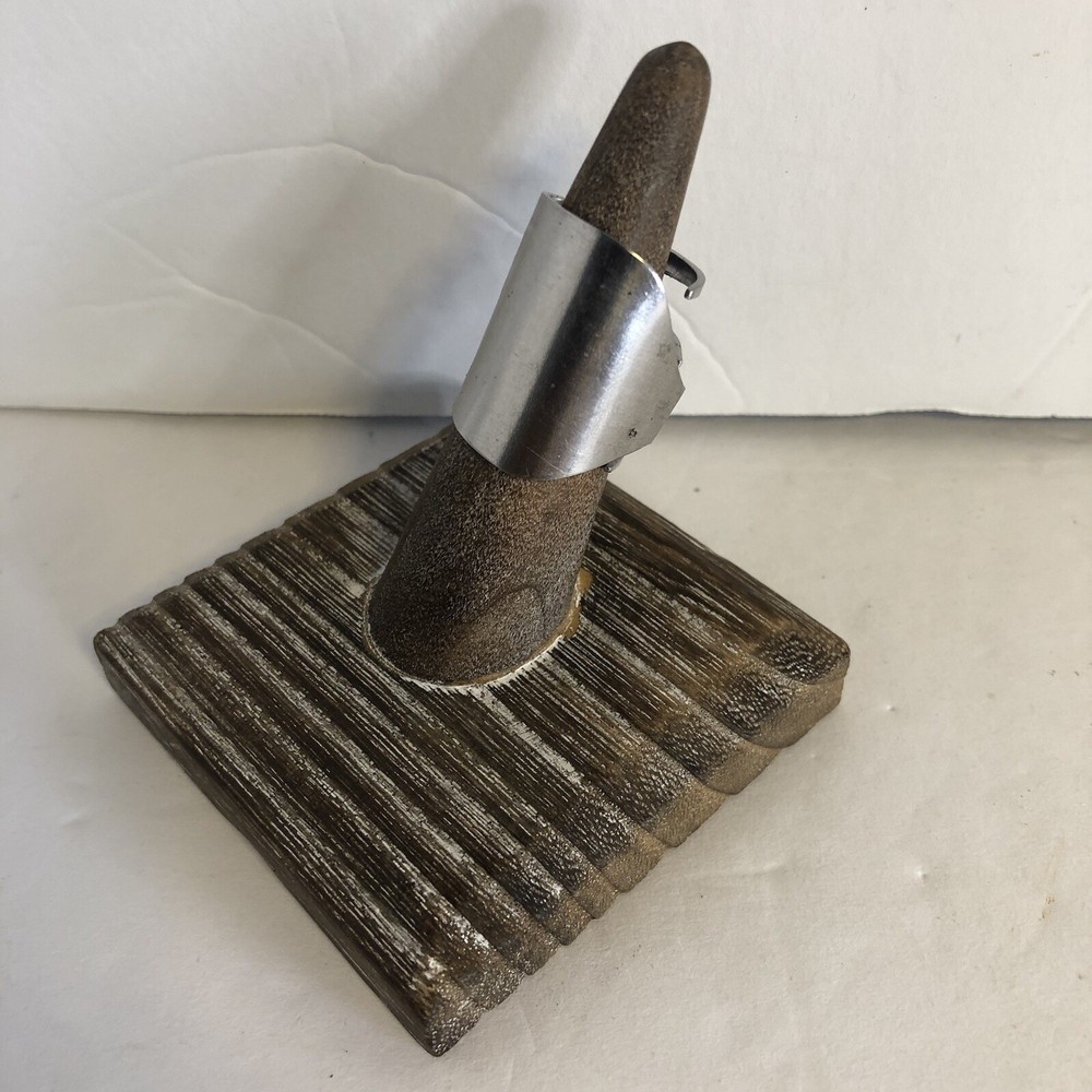 Artisan Handcrafted Fork Ring. Silver Plated Size 7