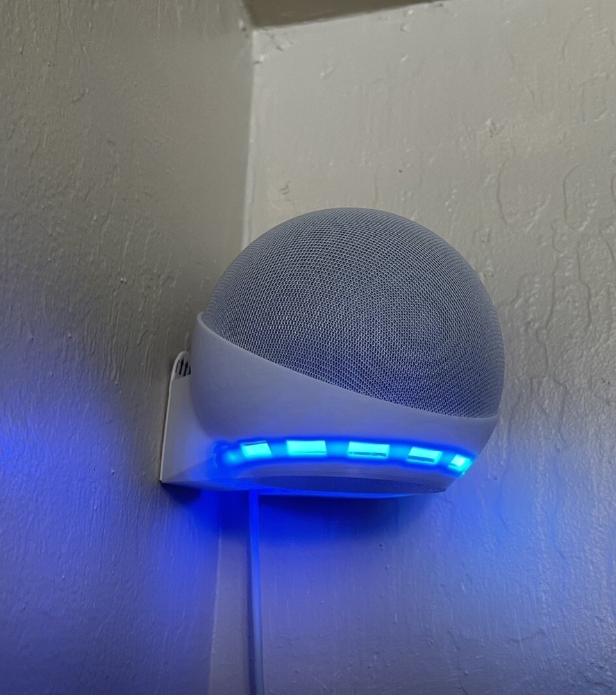 2-Pack Echo Dot 4/5 Wall  & Corner Mount Bracket Holder Accessory WHITE!!