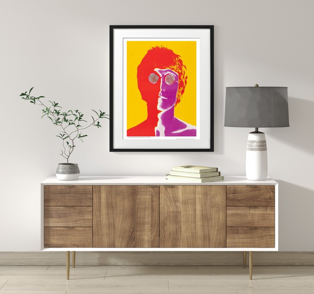 John Lennon - Psychedelic Poster Five Print - Posters or Three Frame Options