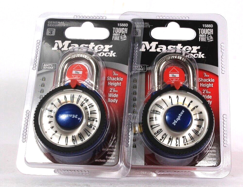 2 Ct Master Lock 15880 General Security Level 3 Lock
