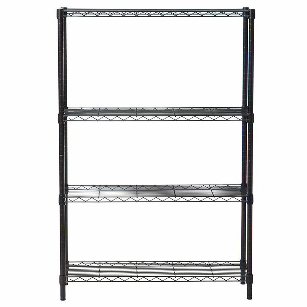 Wire Shelving Unit Adjustable Metal Chrome Shelf Rack Kitchen Storage Organizer