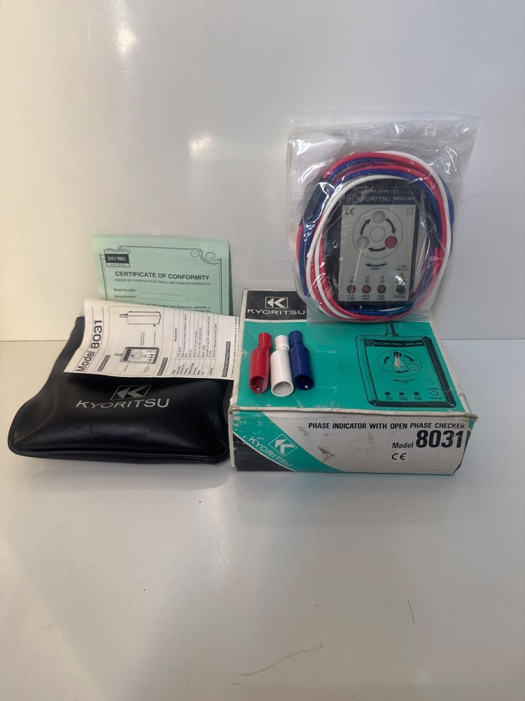 KYORITSU 8031 Phase Indicator with Open Phase Checker