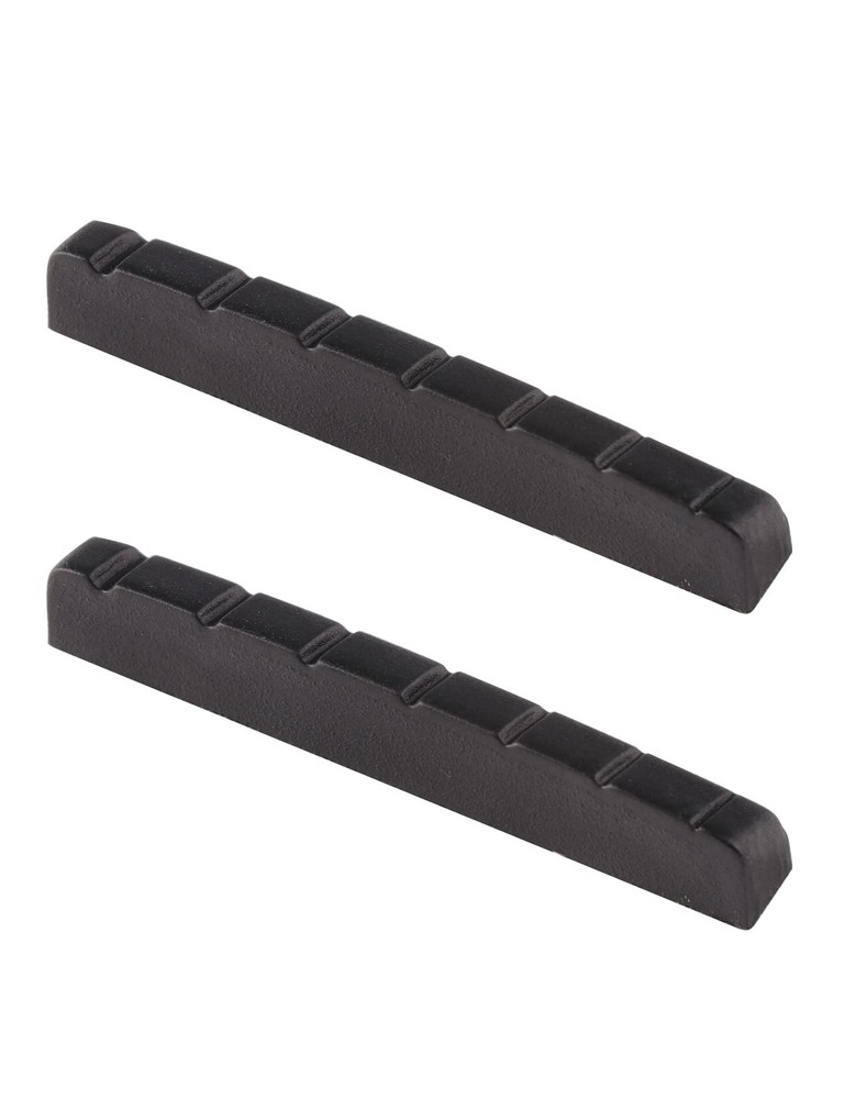 7 String Graphite Guitar Nut Pre-Slotted Top Nut for 7 String Electric Guitar Bl