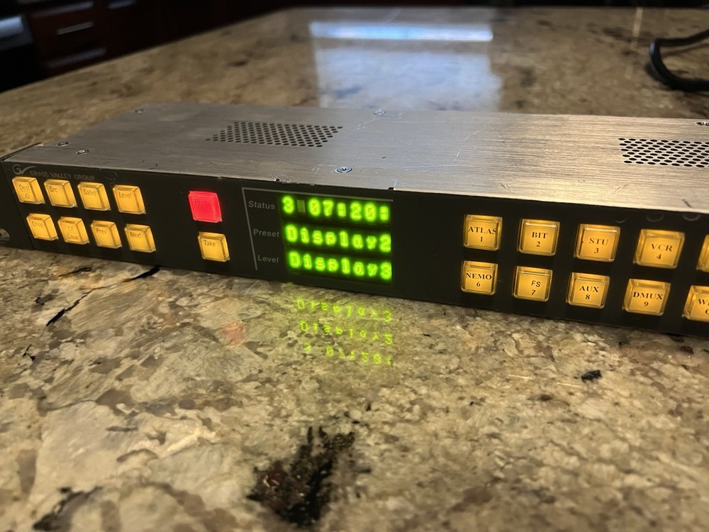 grass valley Universal XY Control Panel Encore XY