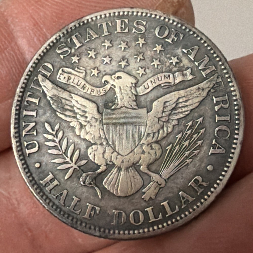 1912 BARBER HALF DOLLAR - XF DETAILS