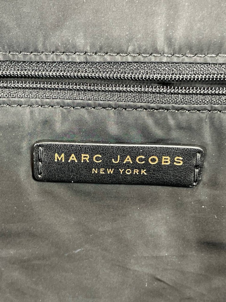 Marc Jacobs Mini Backpack Black Top Handle Adjustable Shoulder