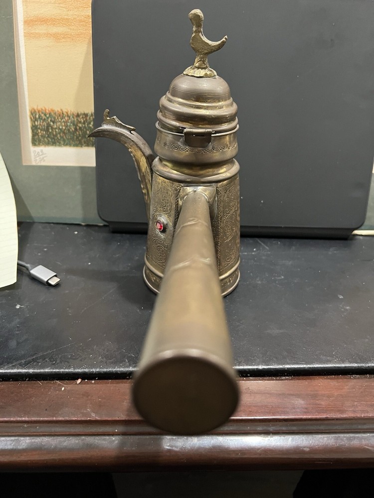 Vintage Turkish Brass Coffee Pot