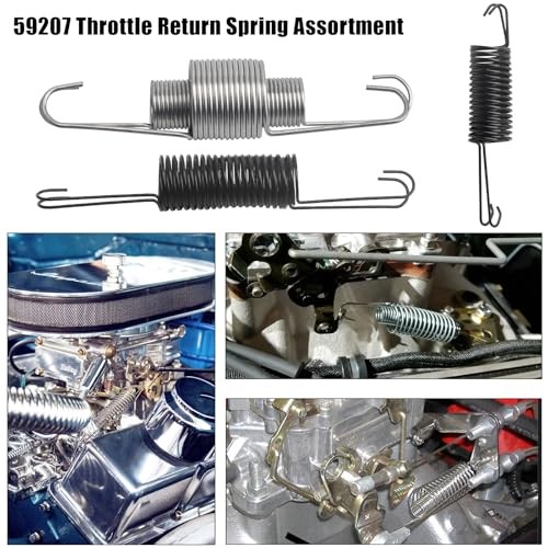 59207 Throttle Return Spring Assortment, Universal Carburetor Return Dual