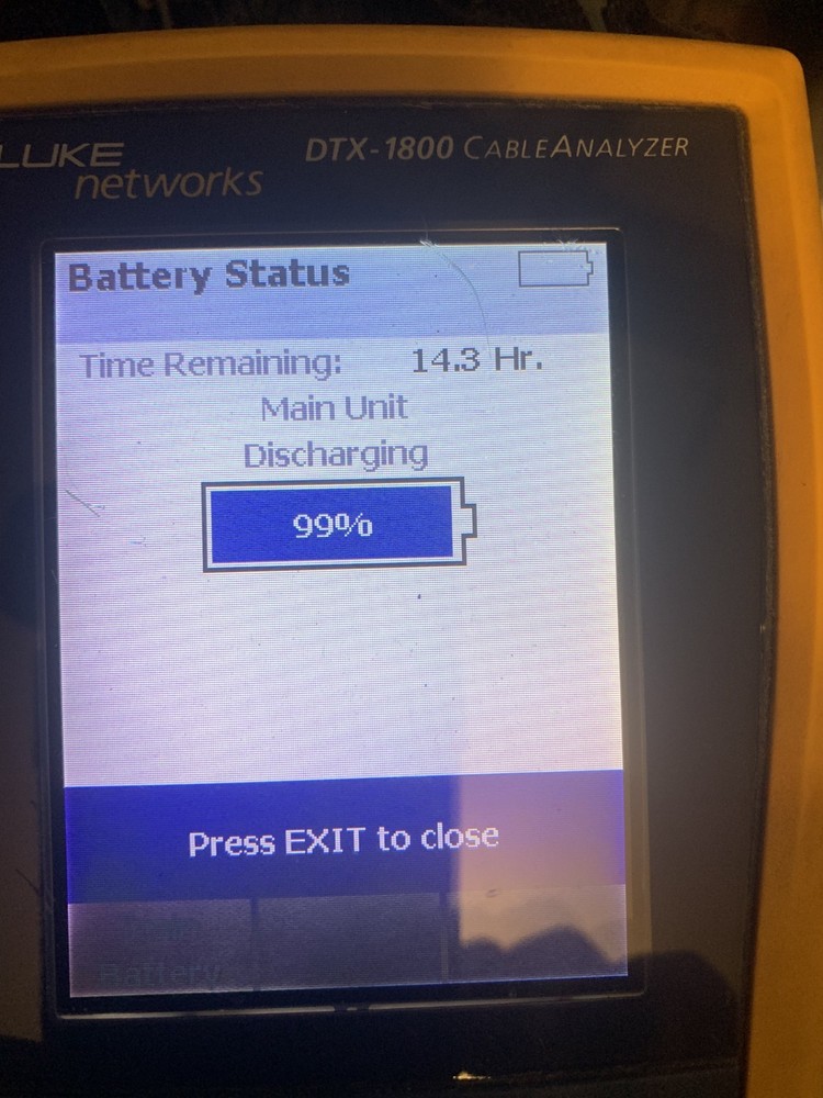 Fluke DTX-1800 COMPLETE system (Tons of modules!!)