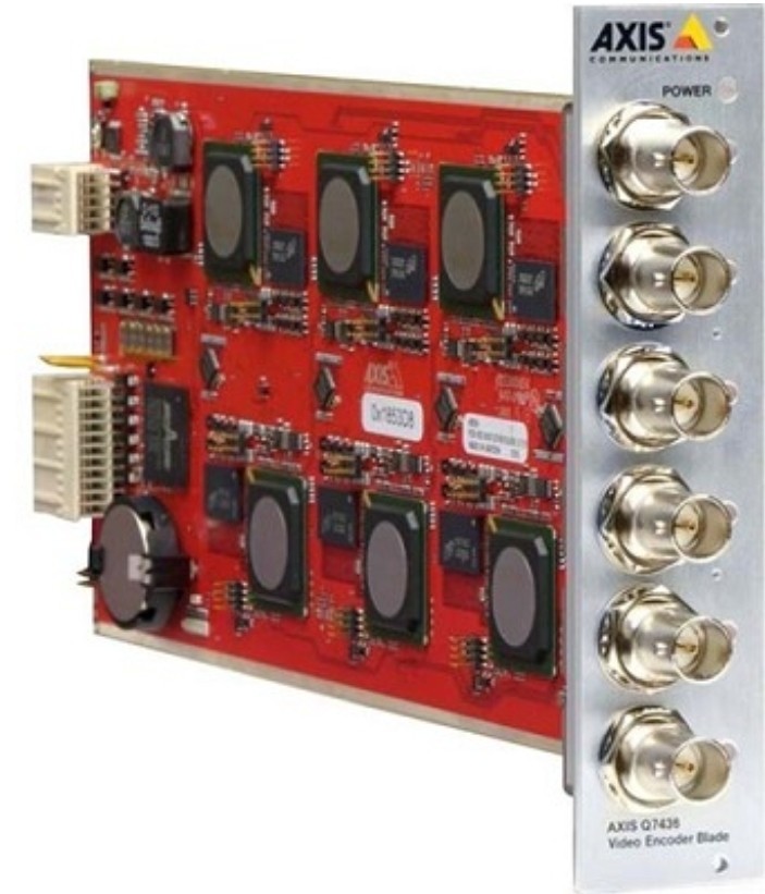 Axis 0584-001 Q7436 6-Channel Video Encoder Blade