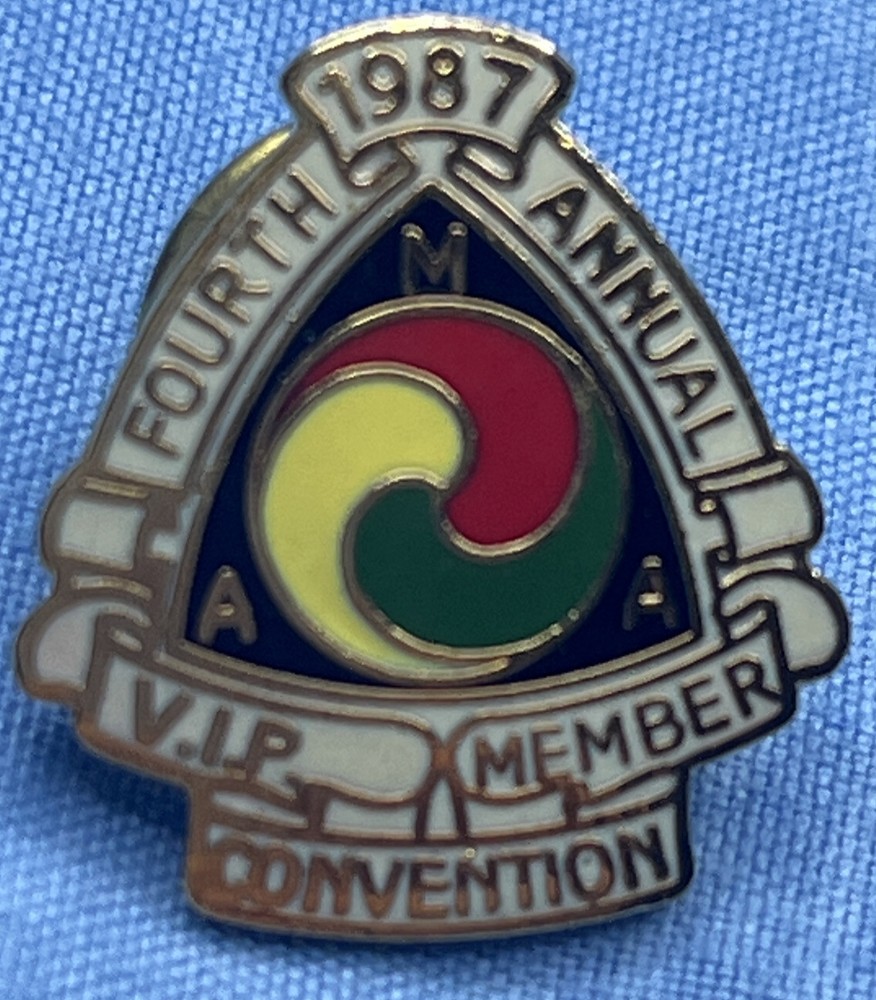 1987 AMA 4th ANNUAL VIP MEMBER CONVENTION PIN