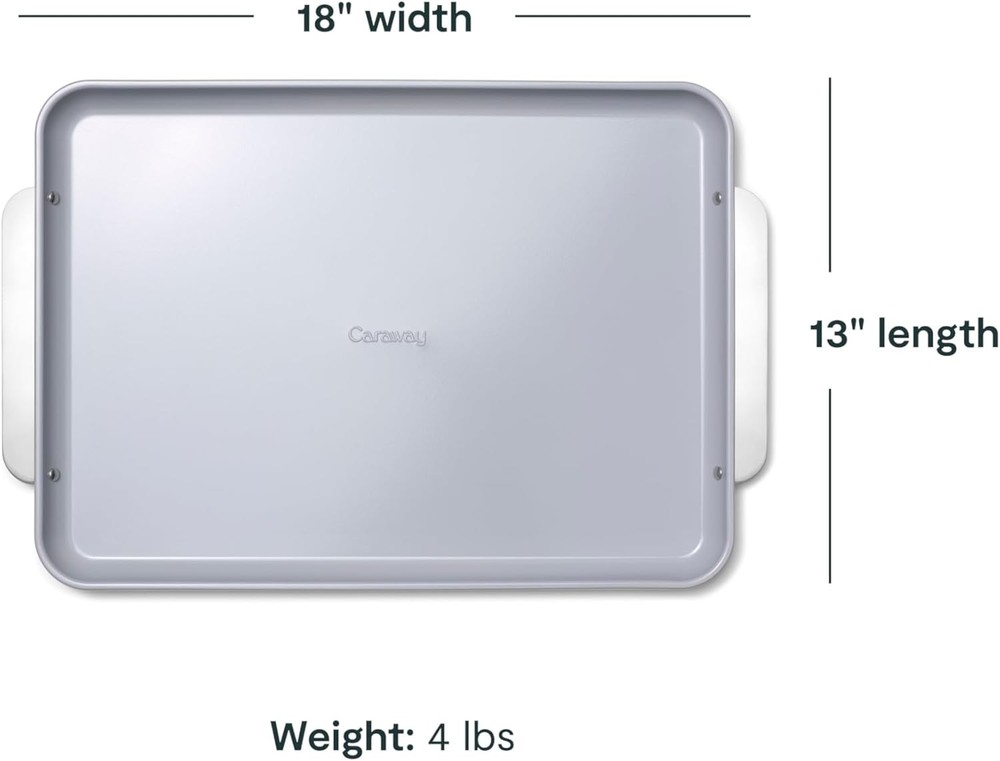 Non-Stick Ceramic Baking Sheet - Naturally Slick Ceramic Coating - Non-Toxic