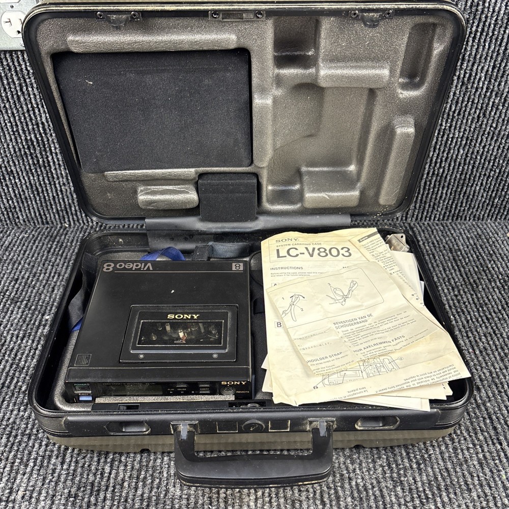 Sony Video 8 Player Deck EV-C8u - Untested - As IS for Parts or Repair