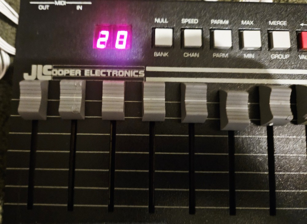 JC Cooper Electronics FaderMaster Professional MIDI Automation Controller TESTED