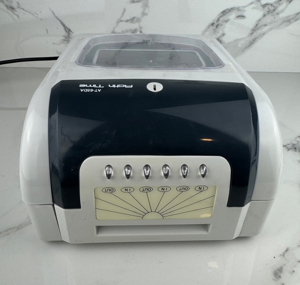Actin Time AT-65DA Electronic Time Recorder Work Attendance Clocking In Machine