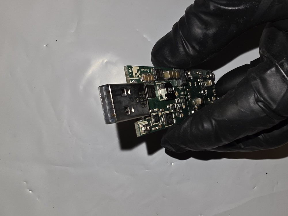 USB Miner Board w/ Heatsink – 2PAC Marked PCB – Untested