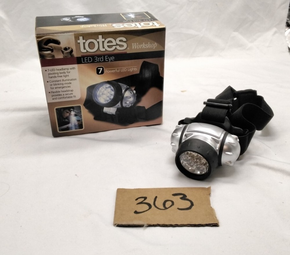 New totes workshop 7-LED flashlight headlamp