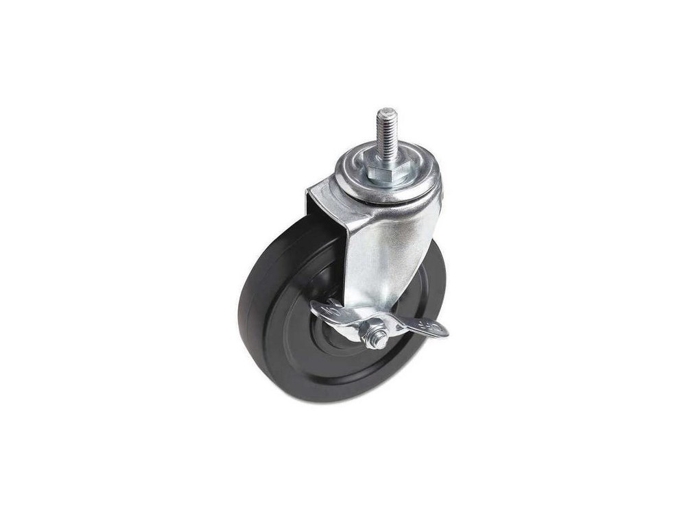 Optional Casters For Wire Shelving, 125 lbs./Caster, Black, 4/Set