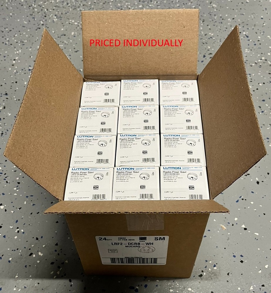 Lutron LRF2-DCRB-WH Wireless Daylight Sensor | New