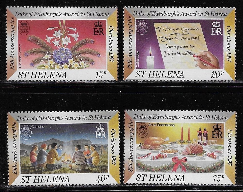 St Helena Scott #'s 703 - 706 MNH