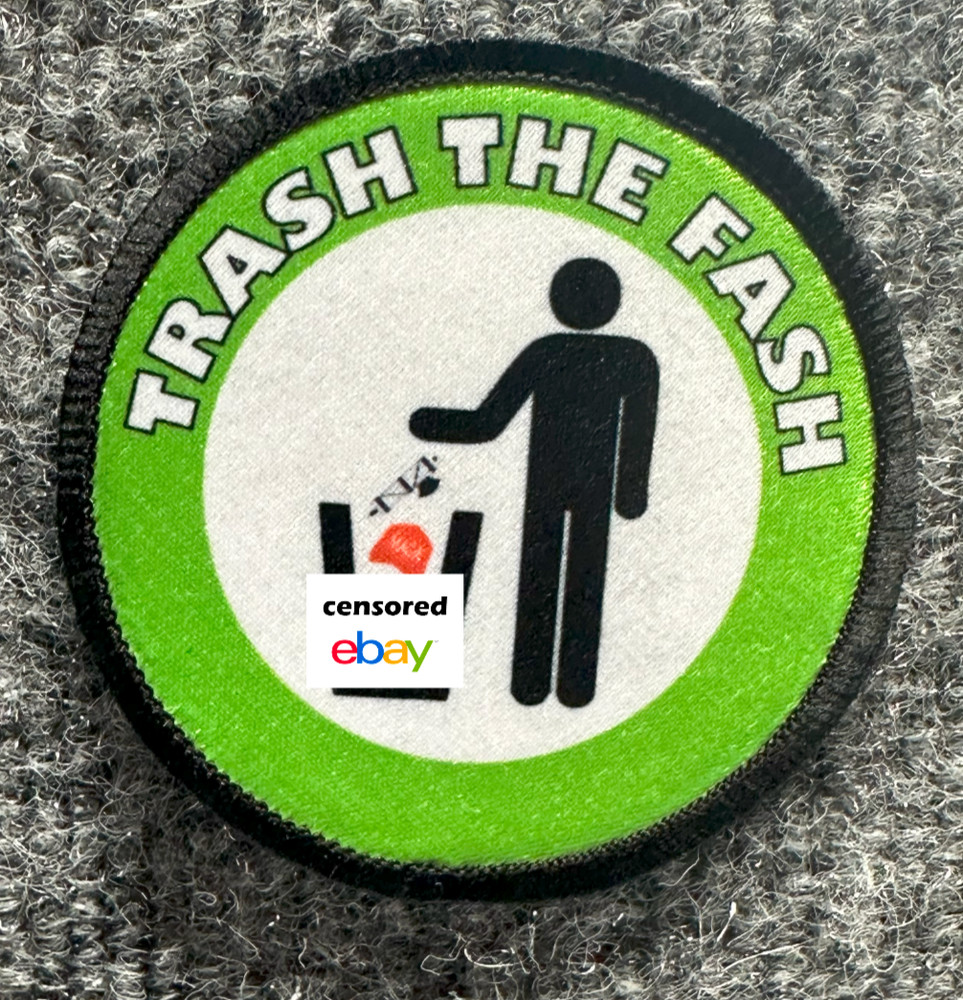 Trash the Fash Morale Patch Hook & Loop