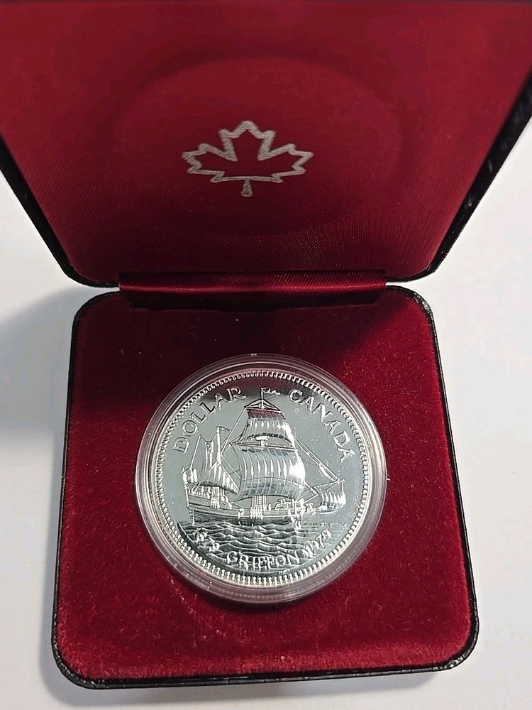 1879-1979 Canada Proof Dollar .500 Silver Griffon