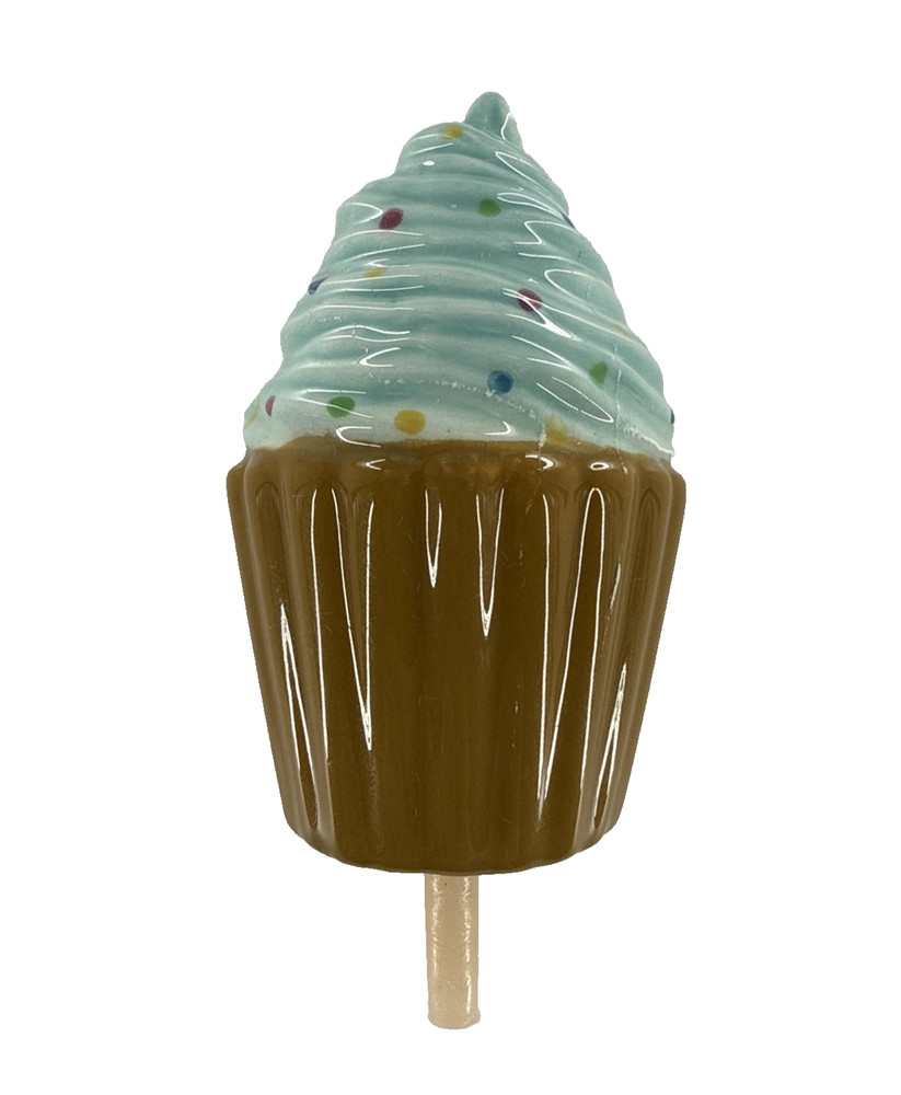 Nora Fleming Cupcake Confetti Mini Ice Cream Cupcake Cake Retired REPAIRED
