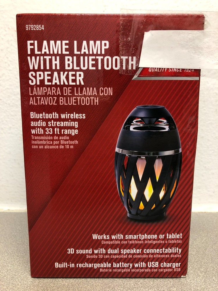 Home Plus Flame Lamp with Speaker