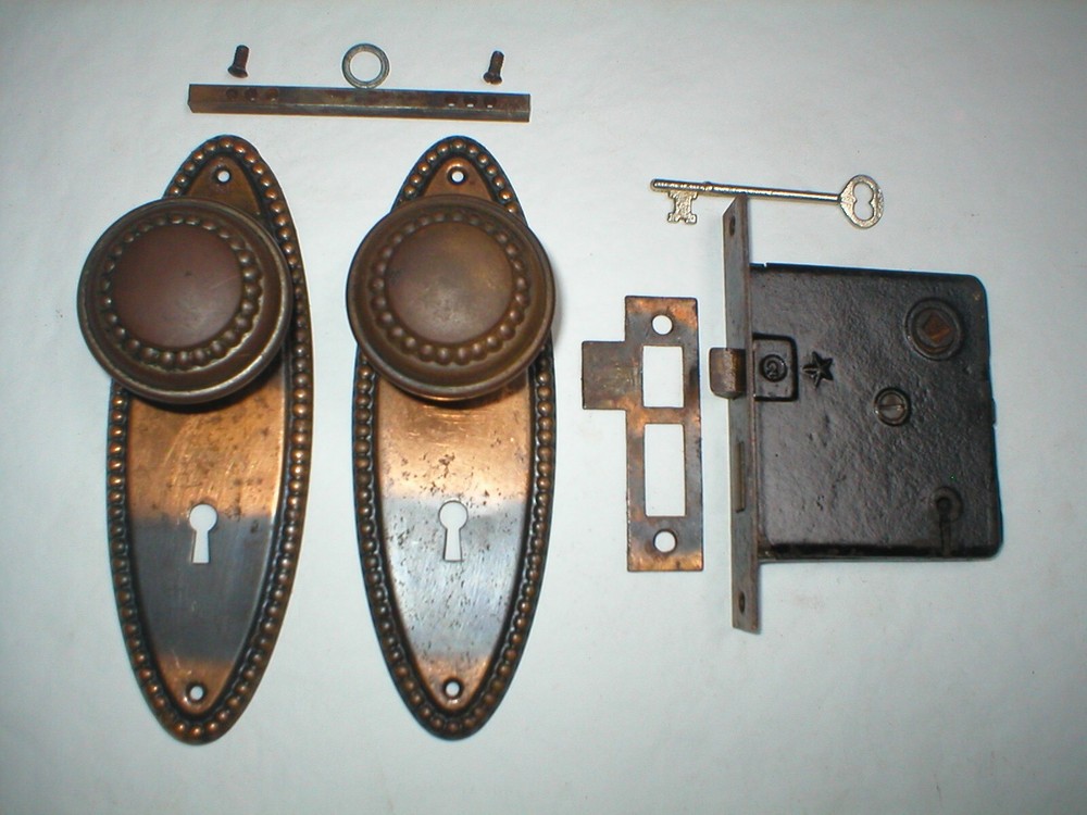Antique Victorian Era Door Hardware