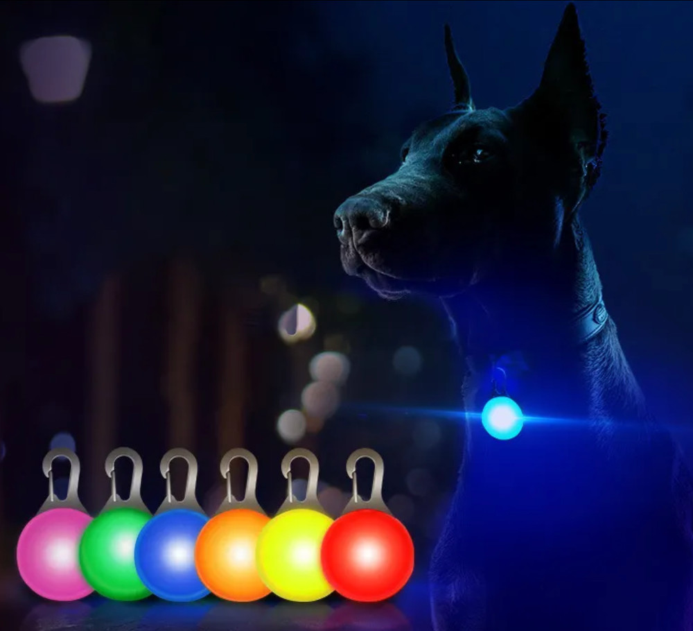 LED DOG PENDANT COLLAR LIGHT